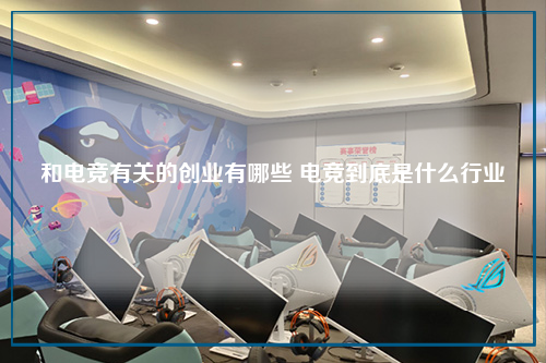和电竞有关的创业有哪些 电竞到底是什么行业